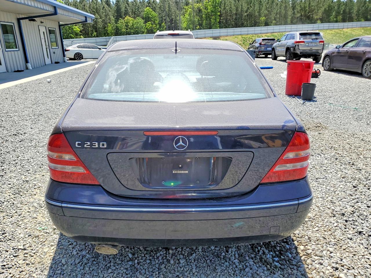 2006 Mercedes-benz C 230 Blue vin: WDBRF52H26F763714