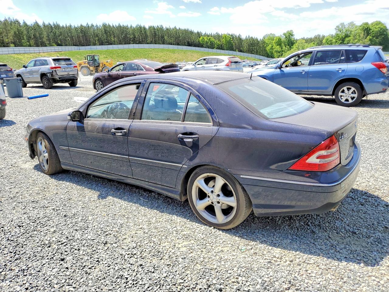 2006 Mercedes-benz C 230 Blue vin: WDBRF52H26F763714