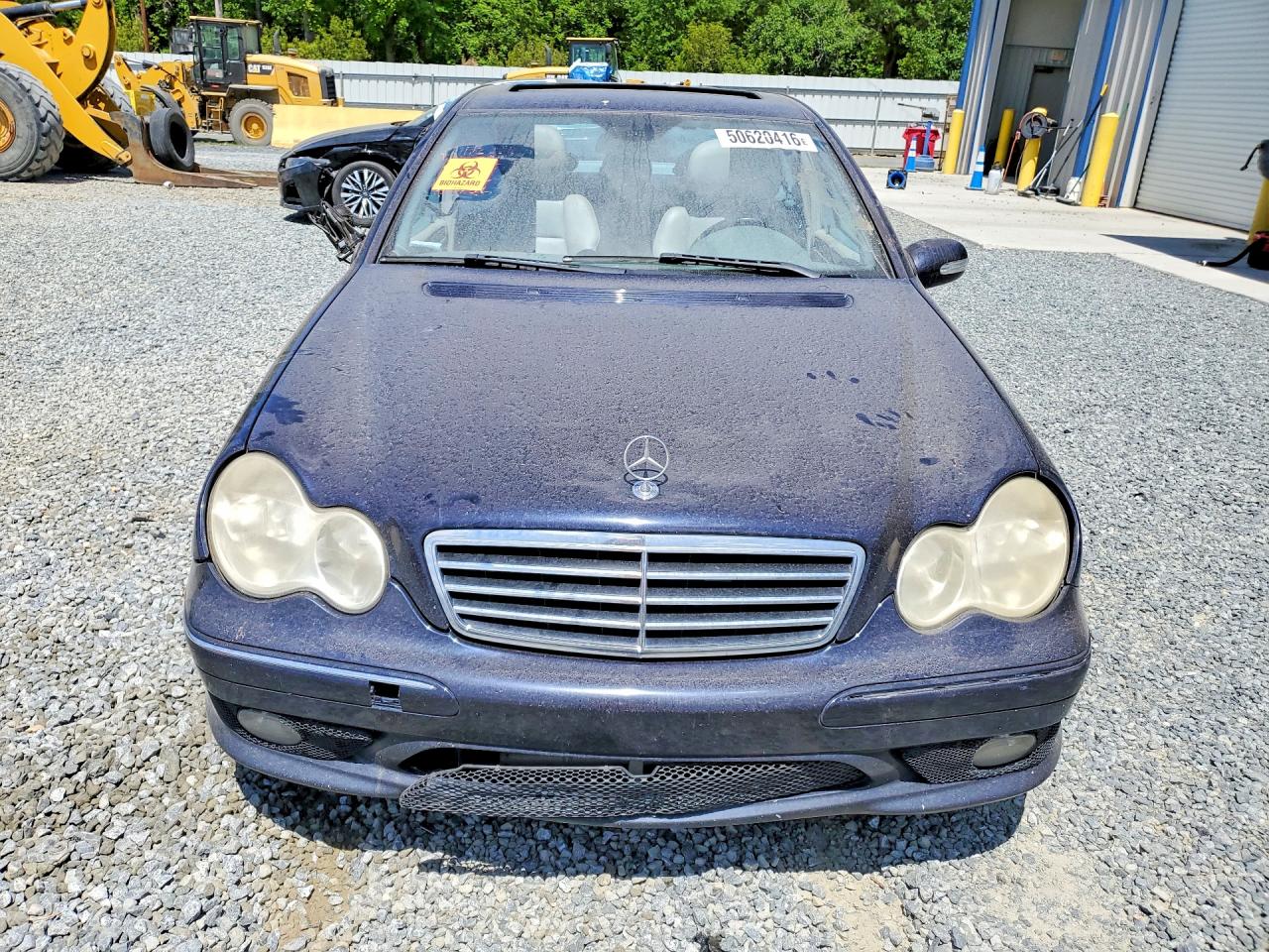 2006 Mercedes-benz C 230 Blue vin: WDBRF52H26F763714