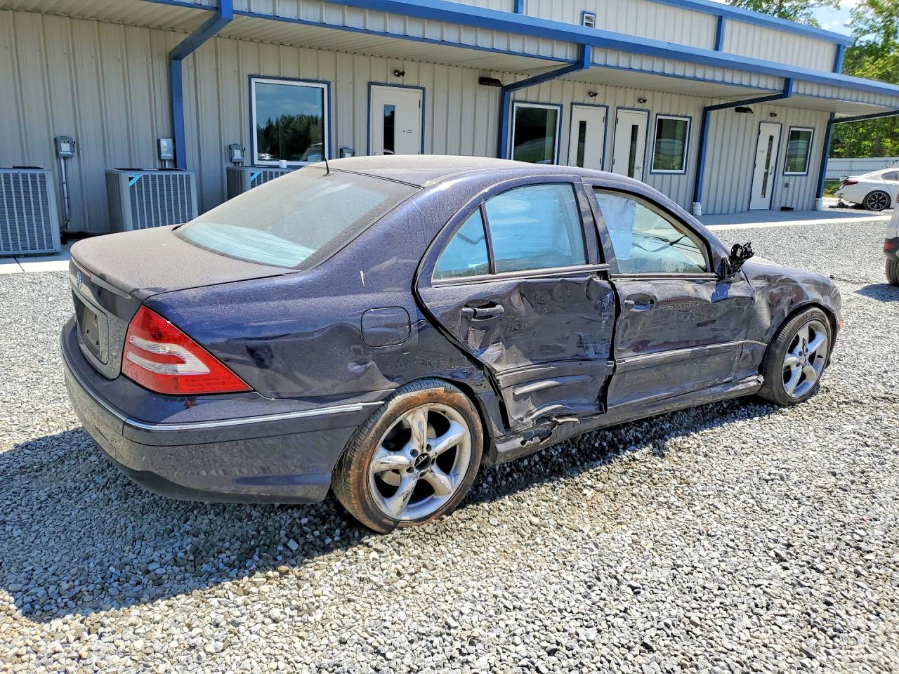2006 Mercedes-benz C 230 Blue vin: WDBRF52H26F763714