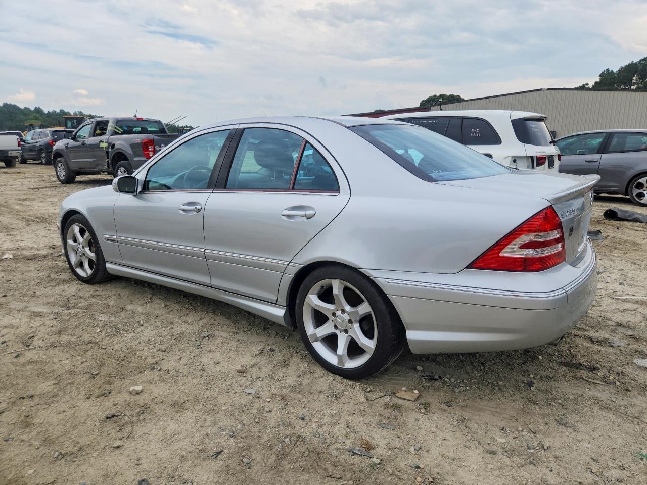 2007 Mercedes-benz C 230 Silver vin: WDBRF52H27E027623