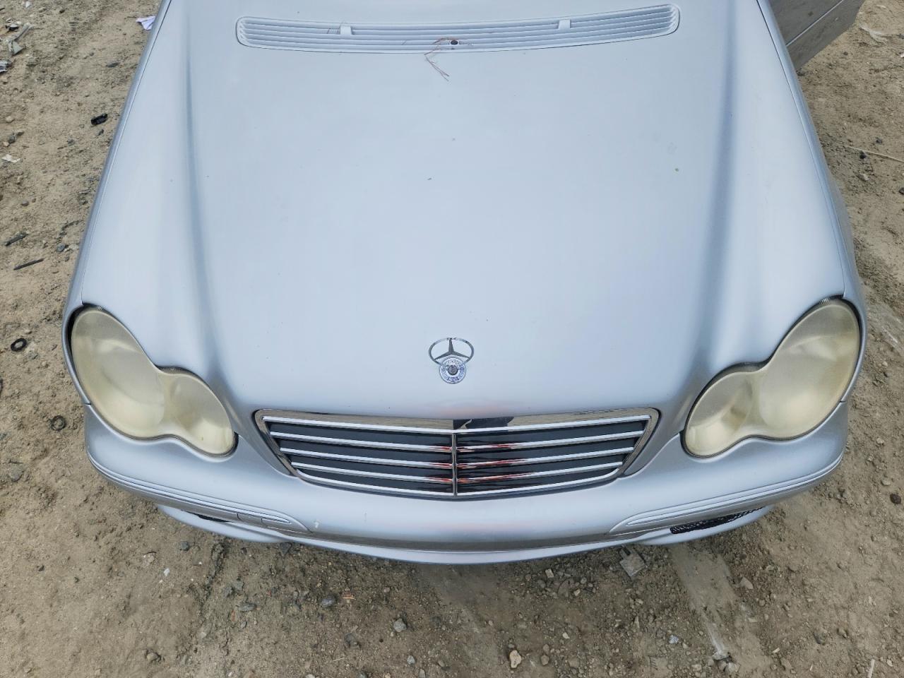 2007 Mercedes-benz C 230 Silver vin: WDBRF52H27E027623