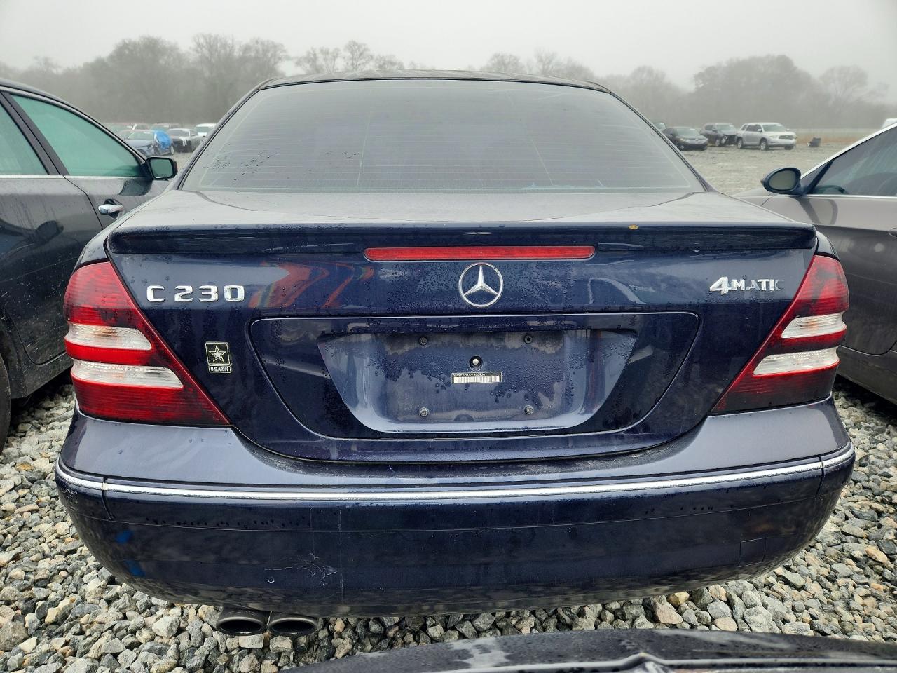 2007 Mercedes-benz C 230 Синий vin: WDBRF52H27F905934