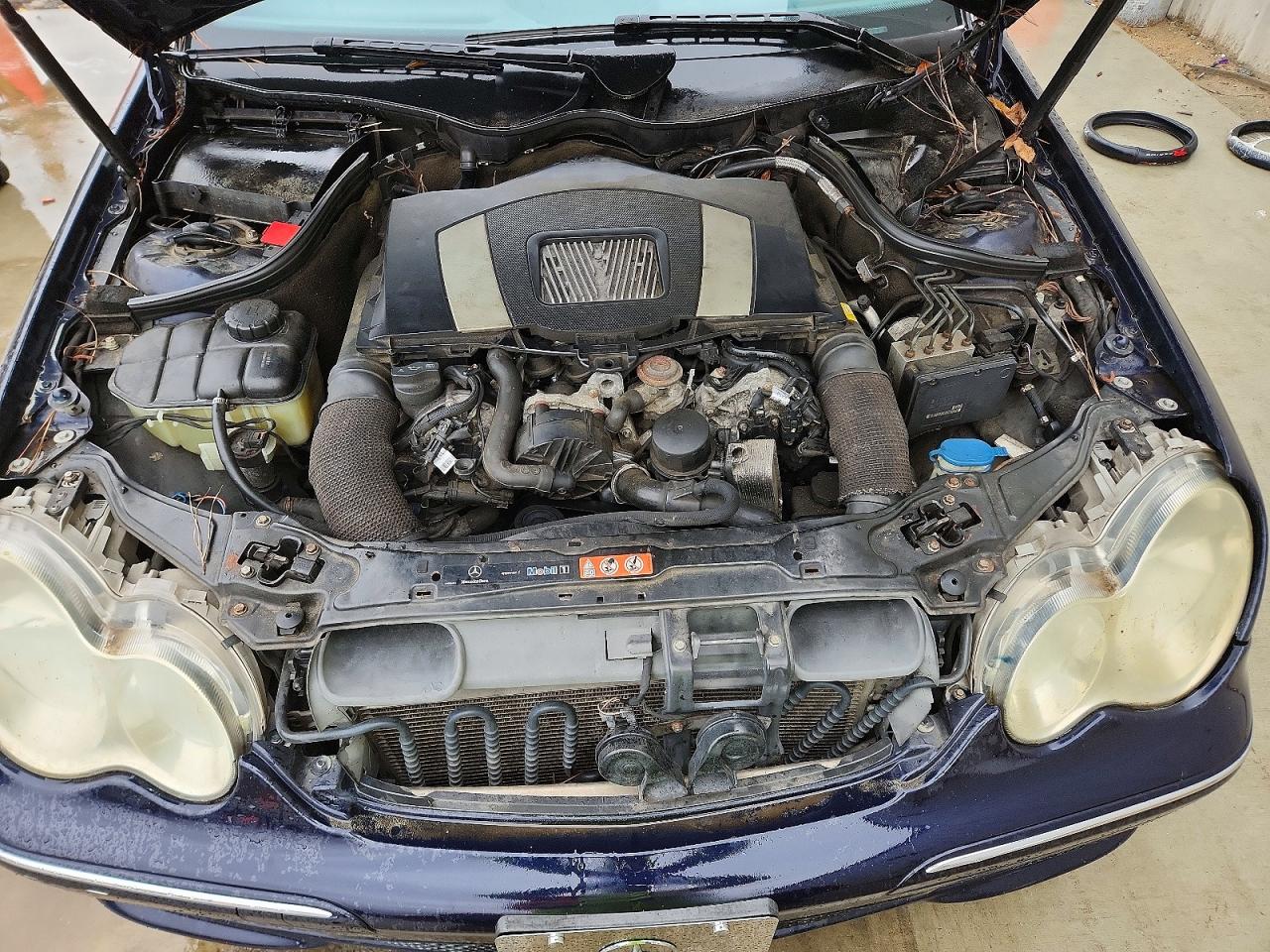2007 Mercedes-benz C 230 Синий vin: WDBRF52H27F905934