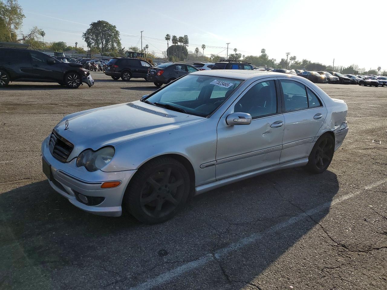 2007 Mercedes-benz C 230 Серебряный vin: WDBRF52H27F923379