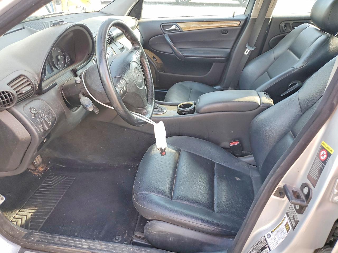2007 Mercedes-benz C 230 Серебряный vin: WDBRF52H27F923379
