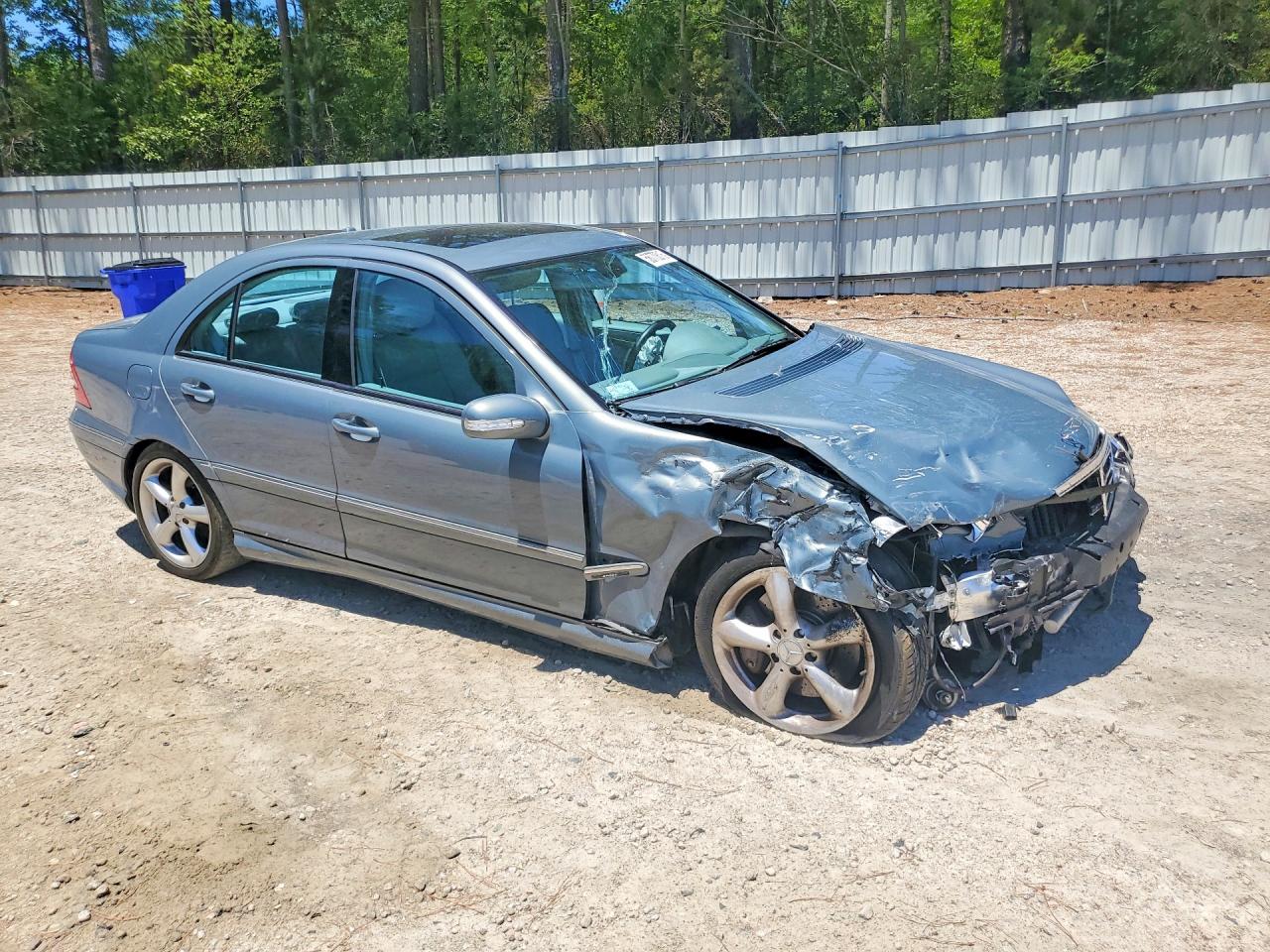 2006 Mercedes-benz C 230 Gray vin: WDBRF52H36F781395