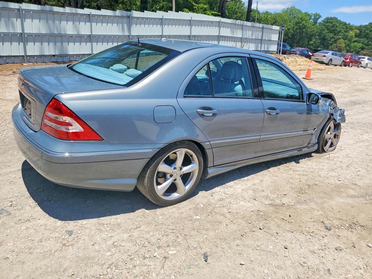2006 Mercedes-benz C 230 Gray vin: WDBRF52H36F781395