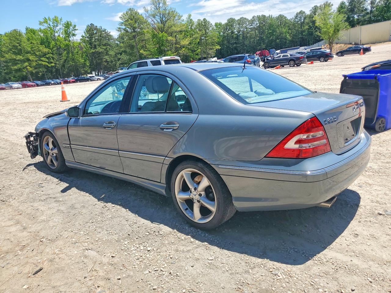 2006 Mercedes-benz C 230 Gray vin: WDBRF52H36F781395