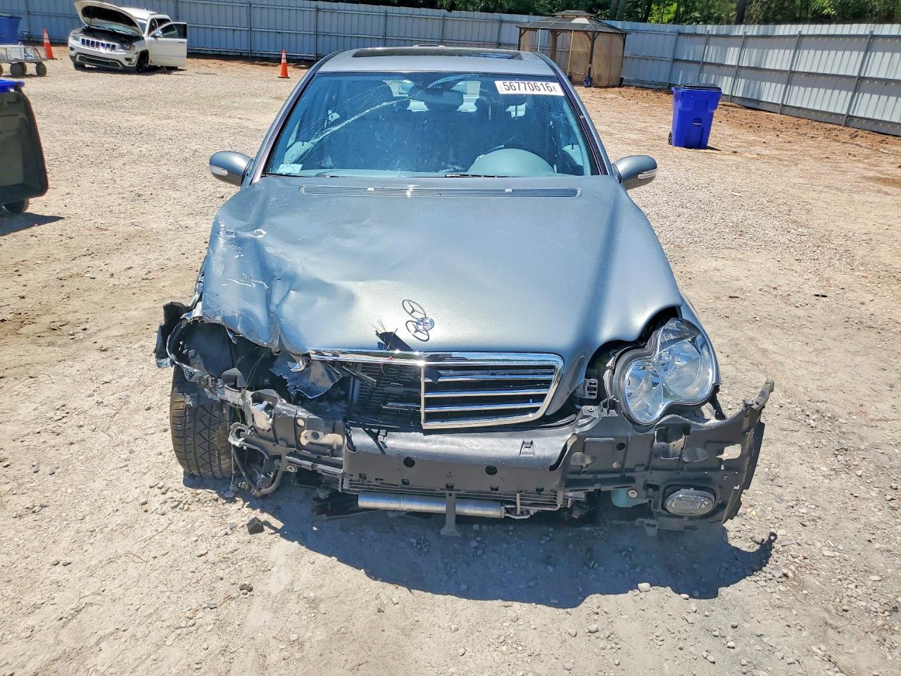 2006 Mercedes-benz C 230 Gray vin: WDBRF52H36F781395
