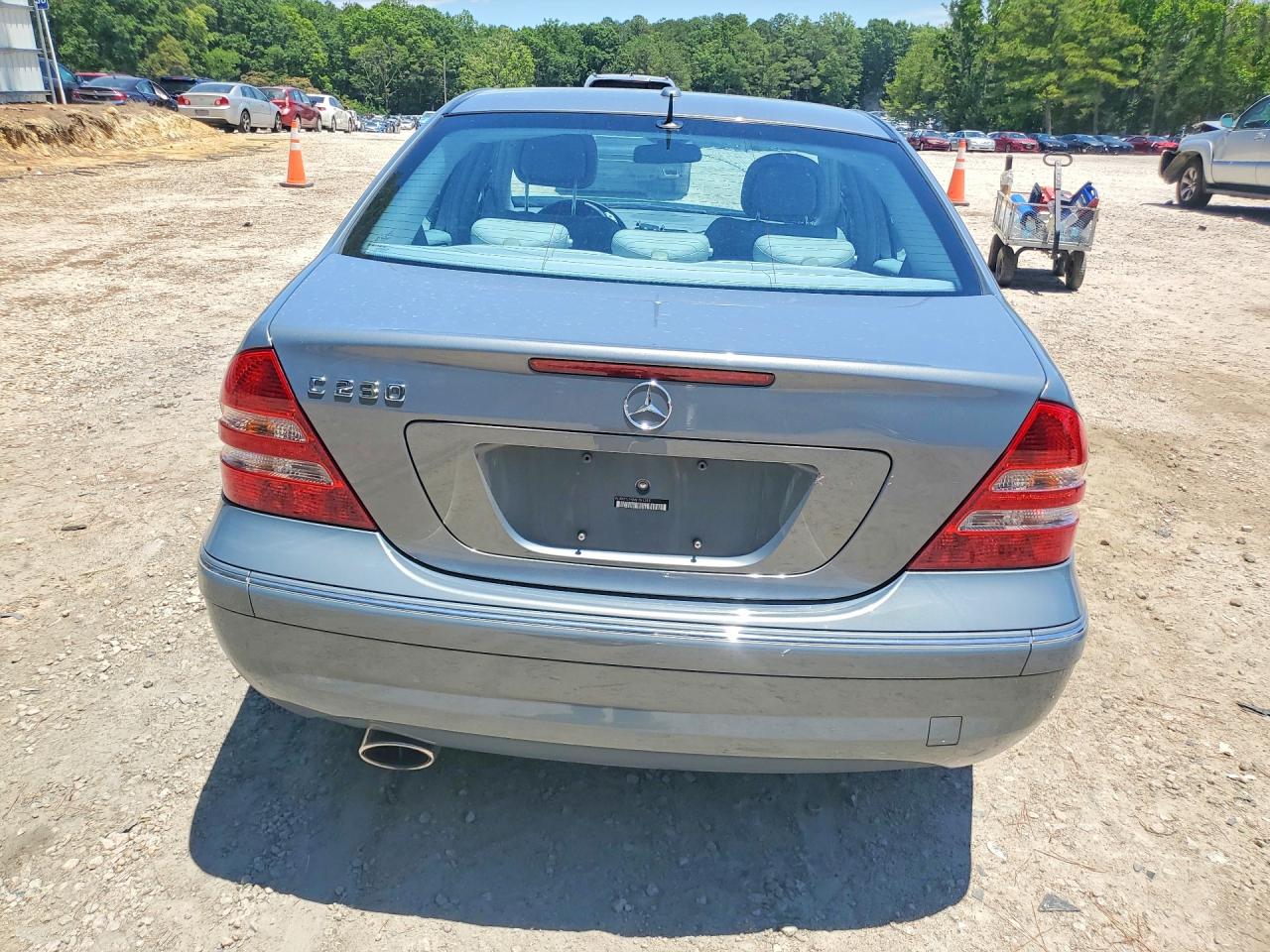 2006 Mercedes-benz C 230 Gray vin: WDBRF52H36F781395