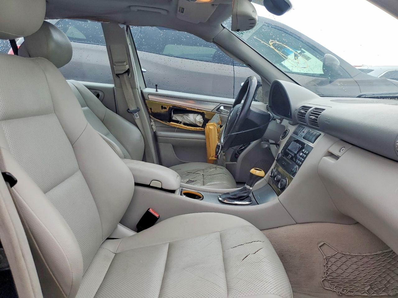 2006 Mercedes-benz C 230 Черный vin: WDBRF52H36F781607