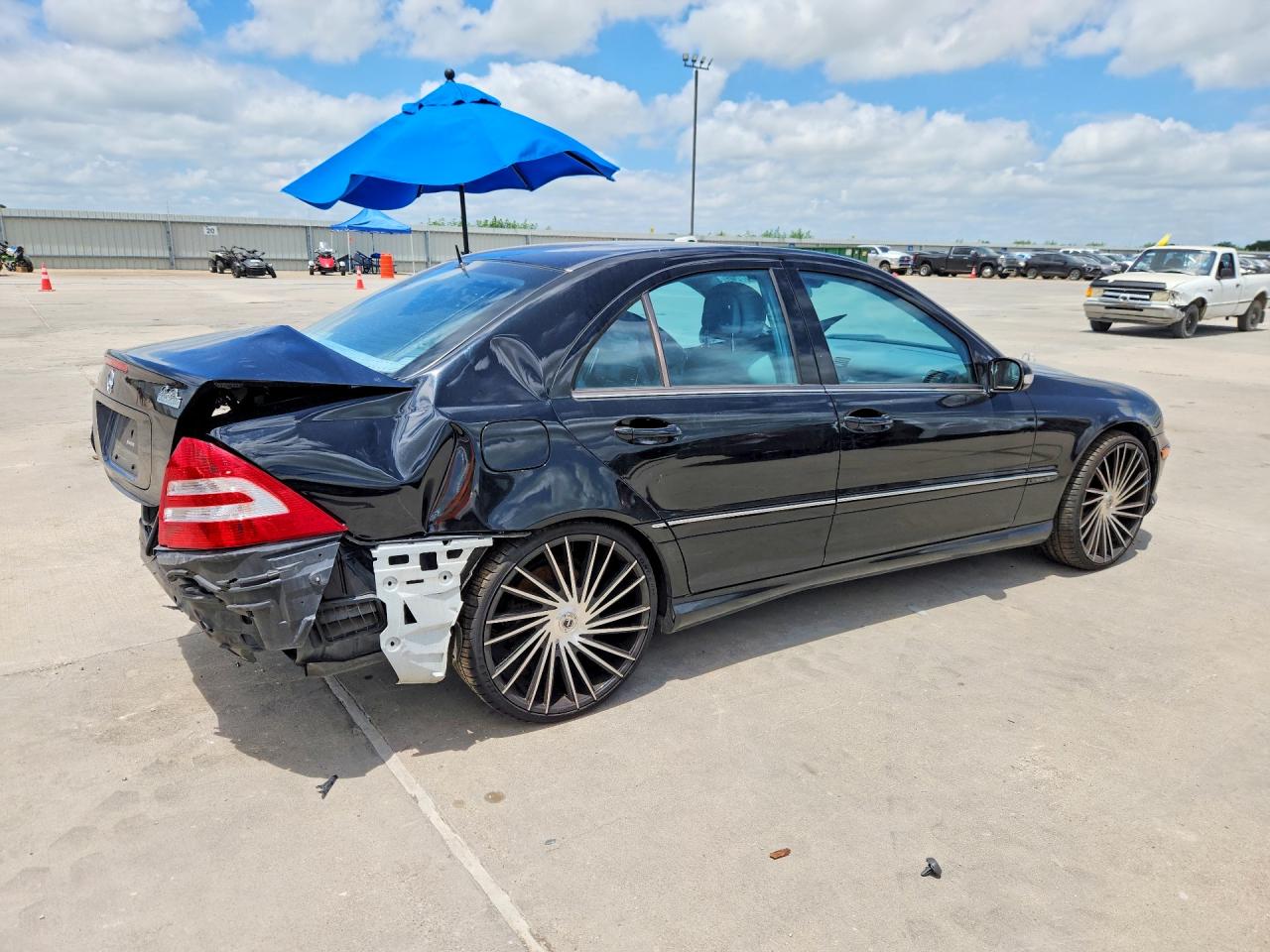 2006 Mercedes-benz C 230 Черный vin: WDBRF52H36F781607