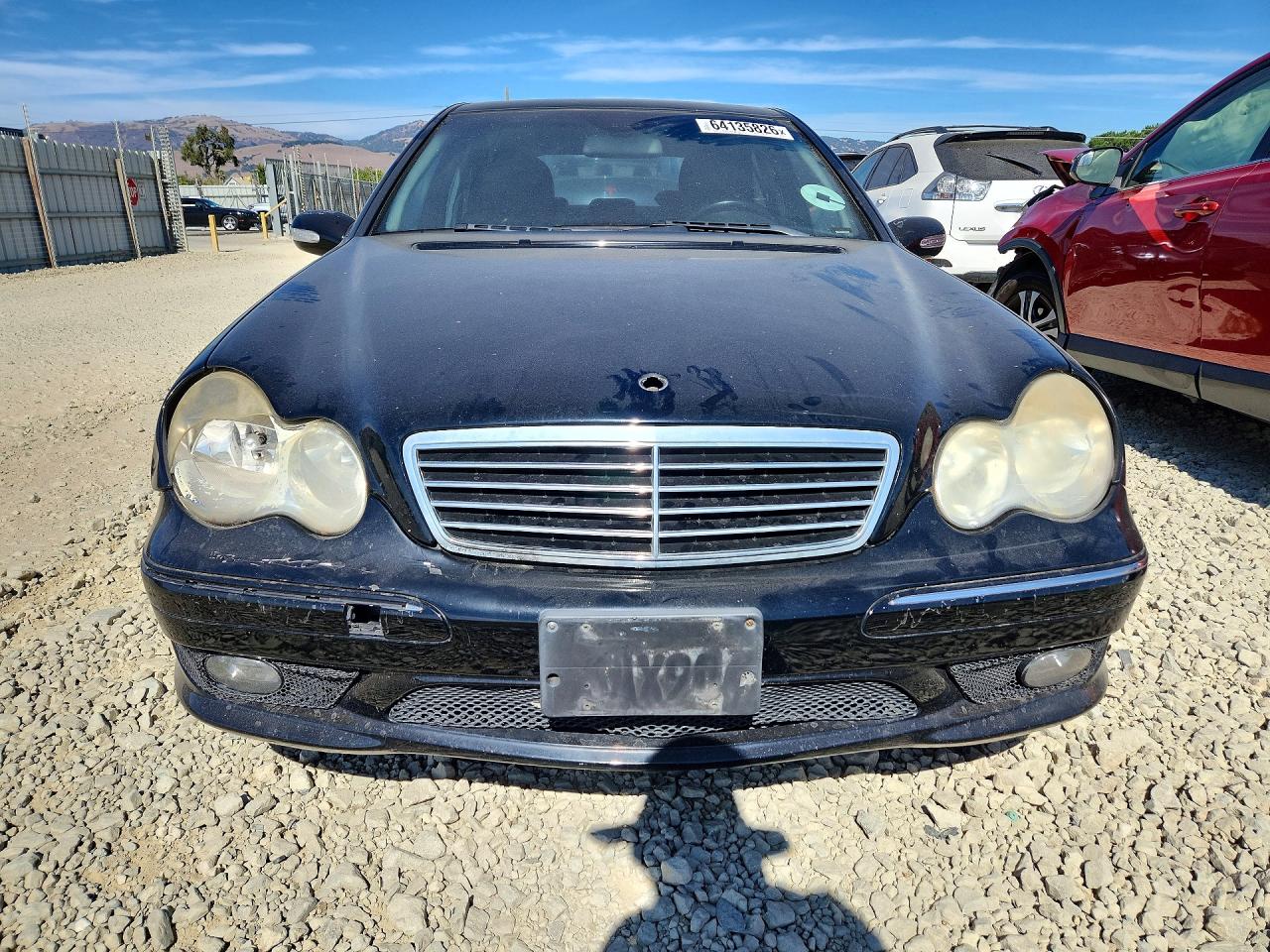2007 Mercedes-benz C 230 Черный vin: WDBRF52H37F902573