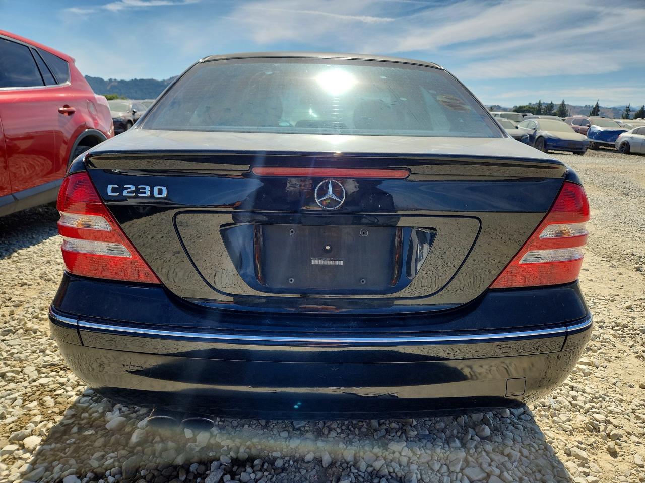 2007 Mercedes-benz C 230 Черный vin: WDBRF52H37F902573