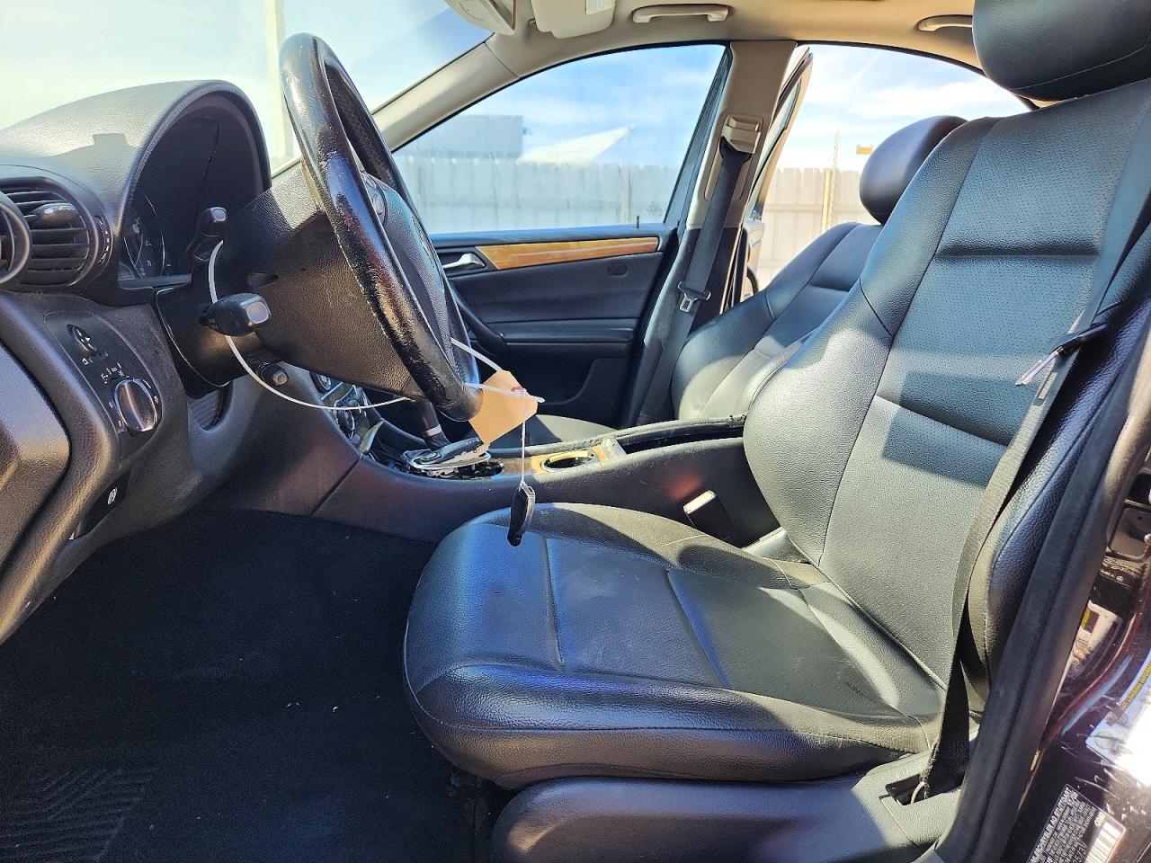 2007 Mercedes-benz C 230 Черный vin: WDBRF52H37F902573