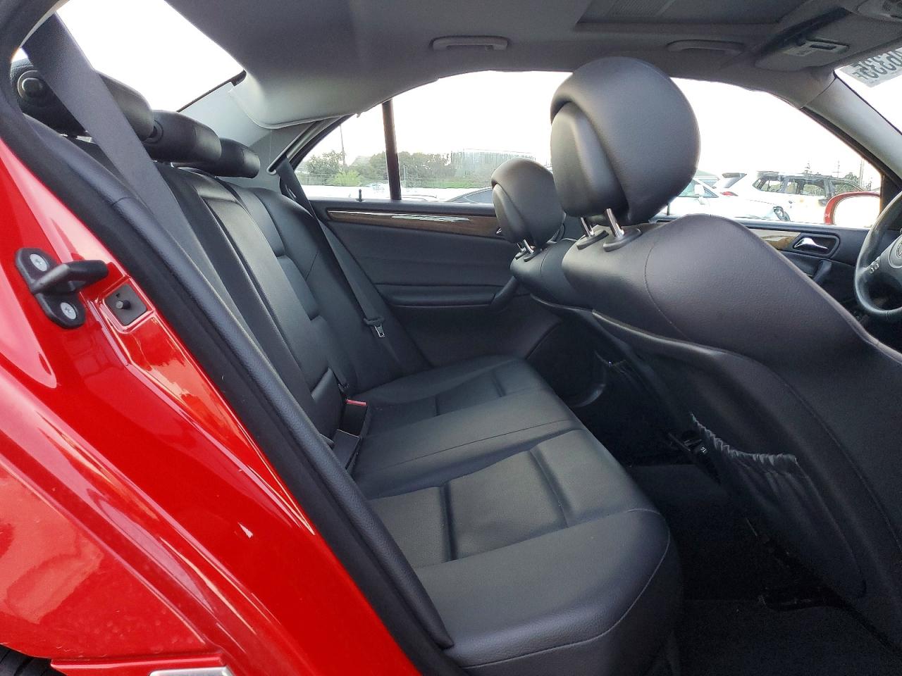 2007 Mercedes-benz C 230 Красный vin: WDBRF52H37F928042