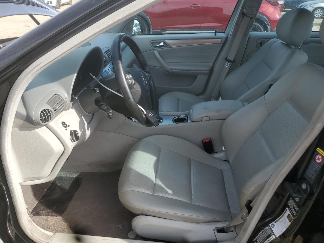 2006 Mercedes-benz C 230 Black vin: WDBRF52H46A904733