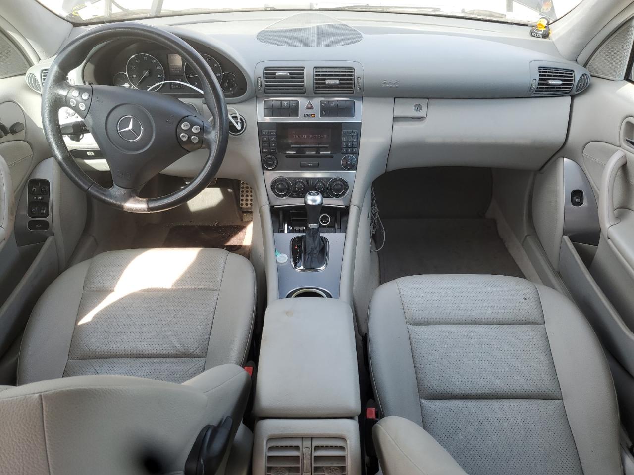 2006 Mercedes-benz C 230 Black vin: WDBRF52H46A904733