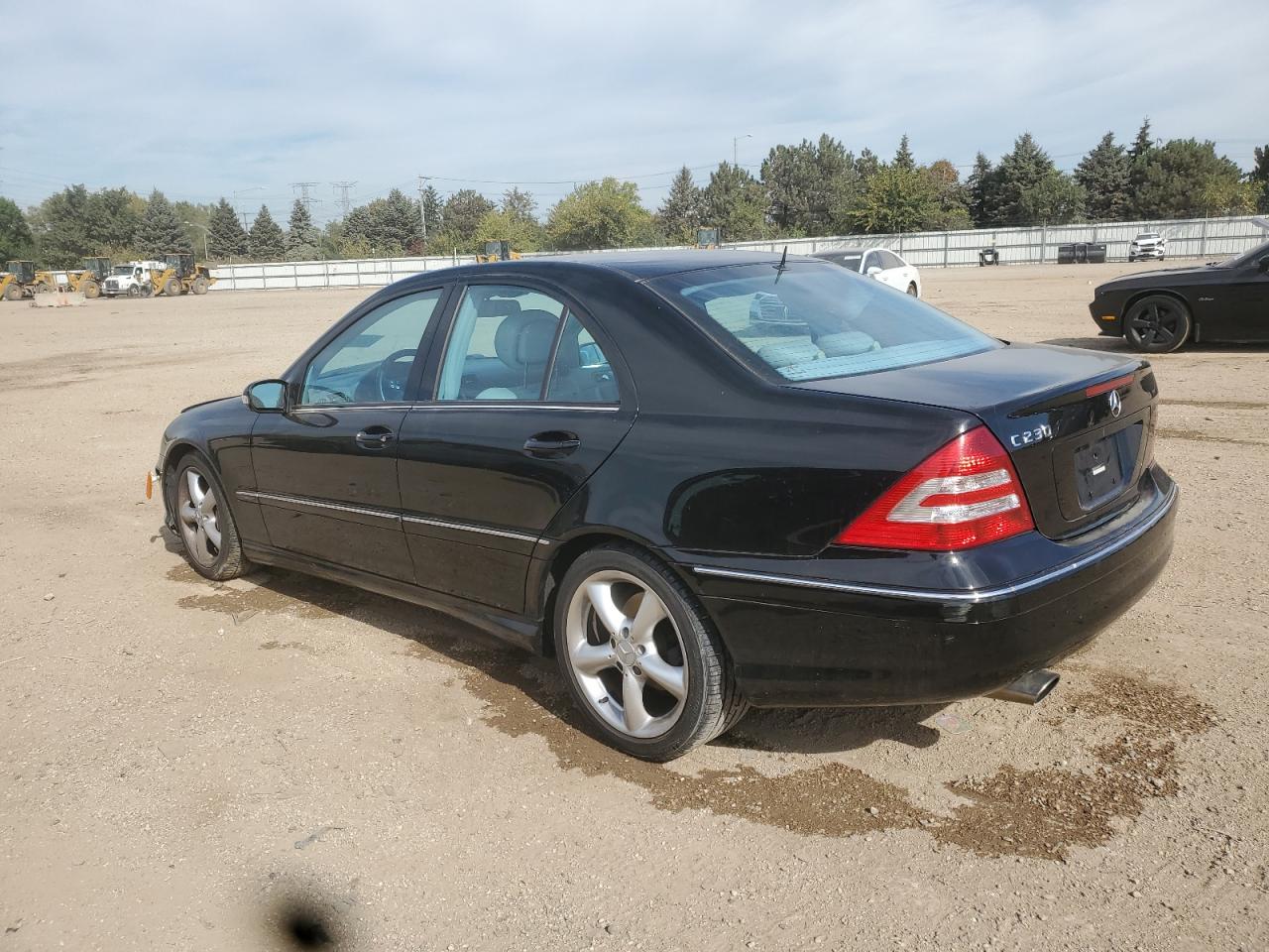 2006 Mercedes-benz C 230 Black vin: WDBRF52H46A904733