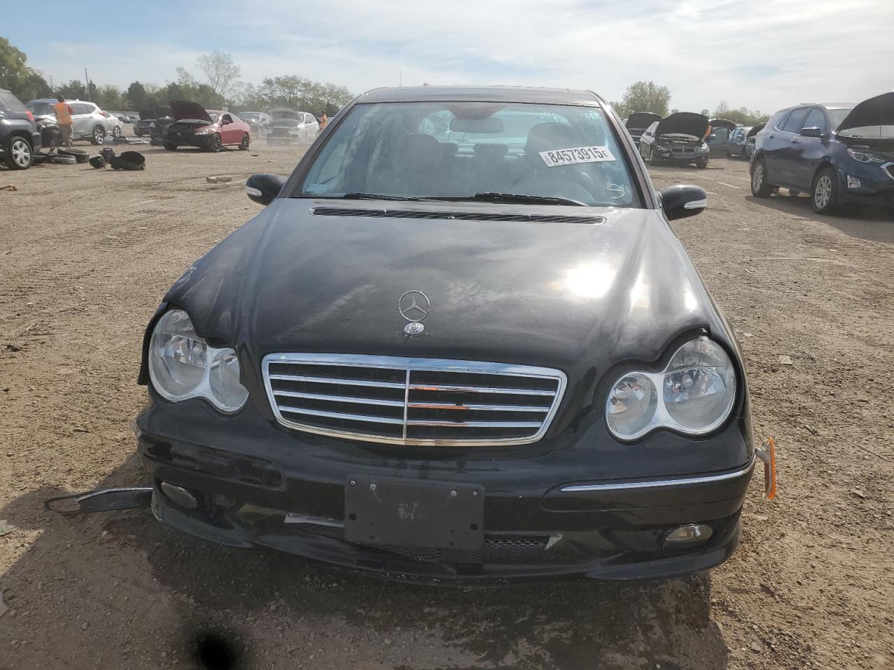 2006 Mercedes-benz C 230 Black vin: WDBRF52H46A904733