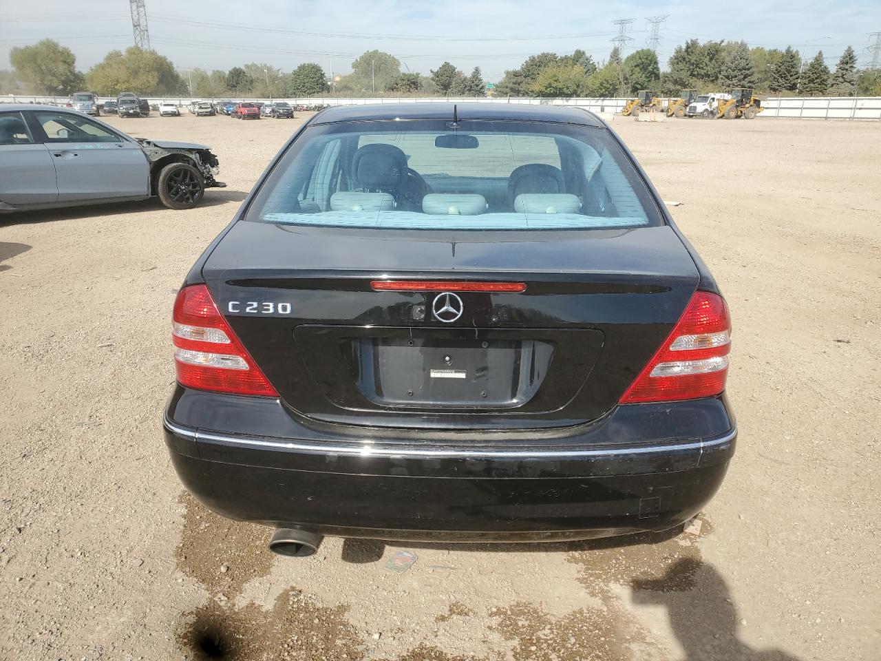2006 Mercedes-benz C 230 Black vin: WDBRF52H46A904733