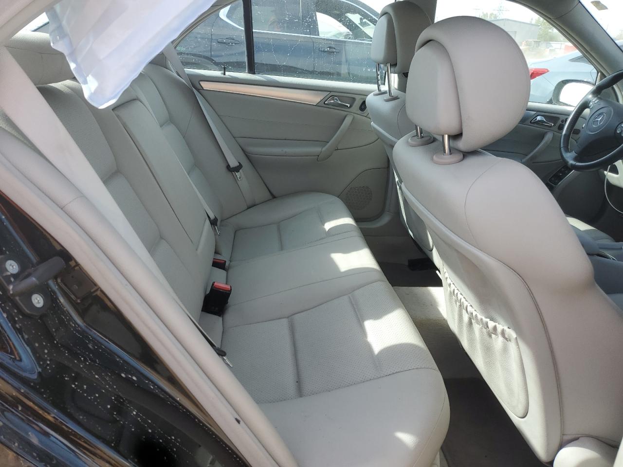 2006 Mercedes-benz C 230 Black vin: WDBRF52H46A904733