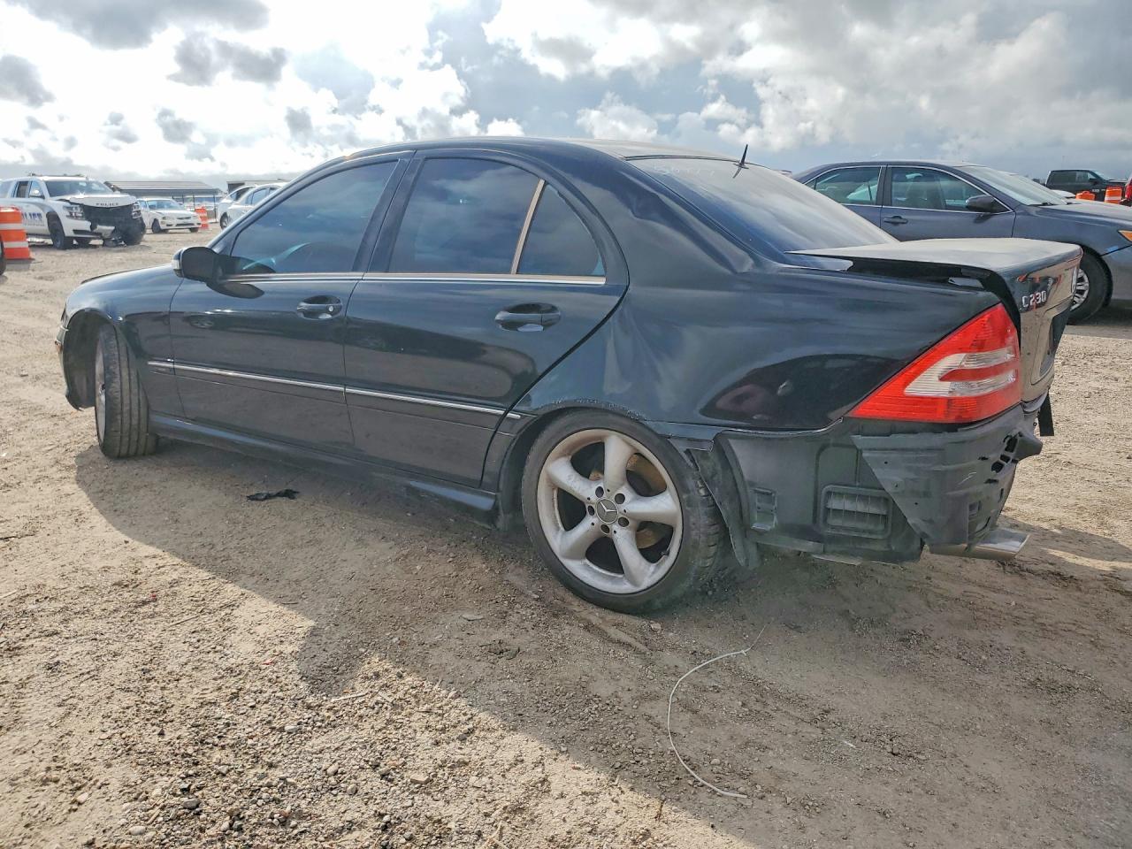 2006 Mercedes-benz C 230 Black vin: WDBRF52H46F735963