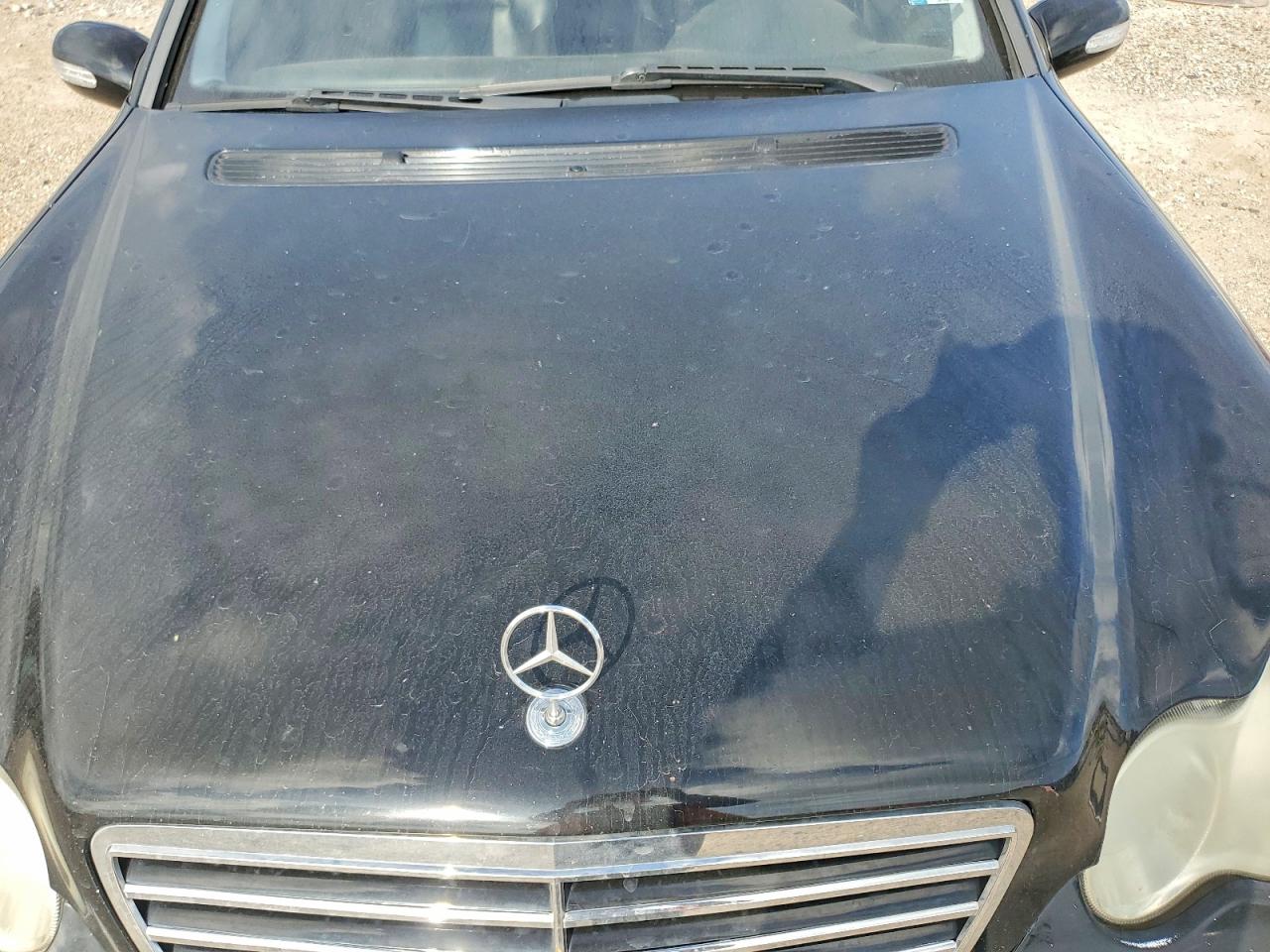 2006 Mercedes-benz C 230 Black vin: WDBRF52H46F735963