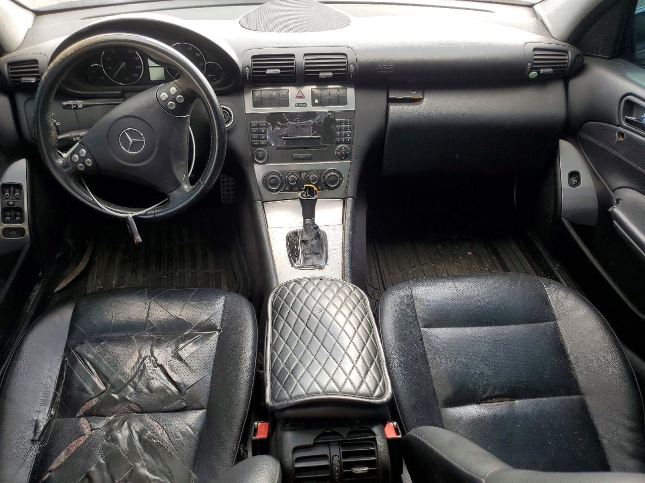 2006 Mercedes-benz C 230 Black vin: WDBRF52H46F735963