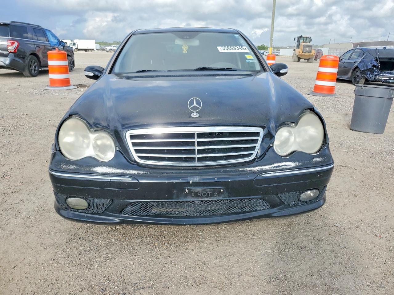 2006 Mercedes-benz C 230 Black vin: WDBRF52H46F735963