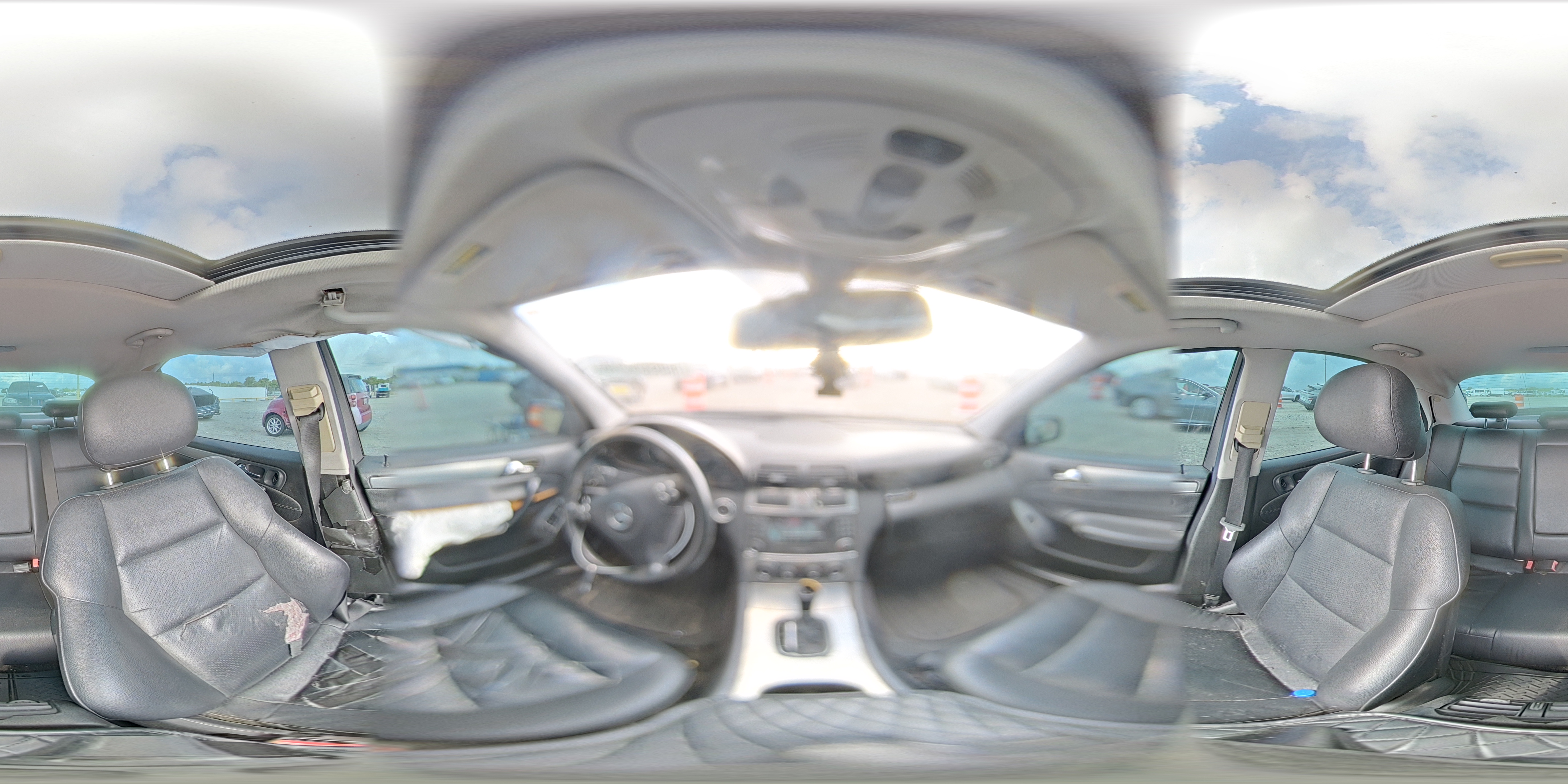 2006 Mercedes-benz C 230 Black vin: WDBRF52H46F735963