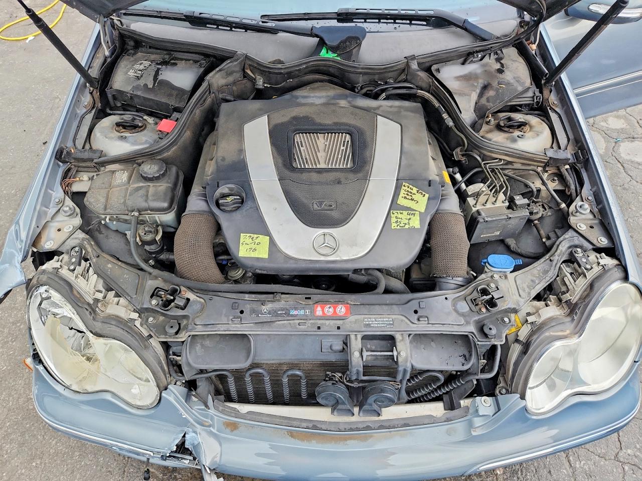 2006 Mercedes-benz C 230 Серебряный vin: WDBRF52H46F759731