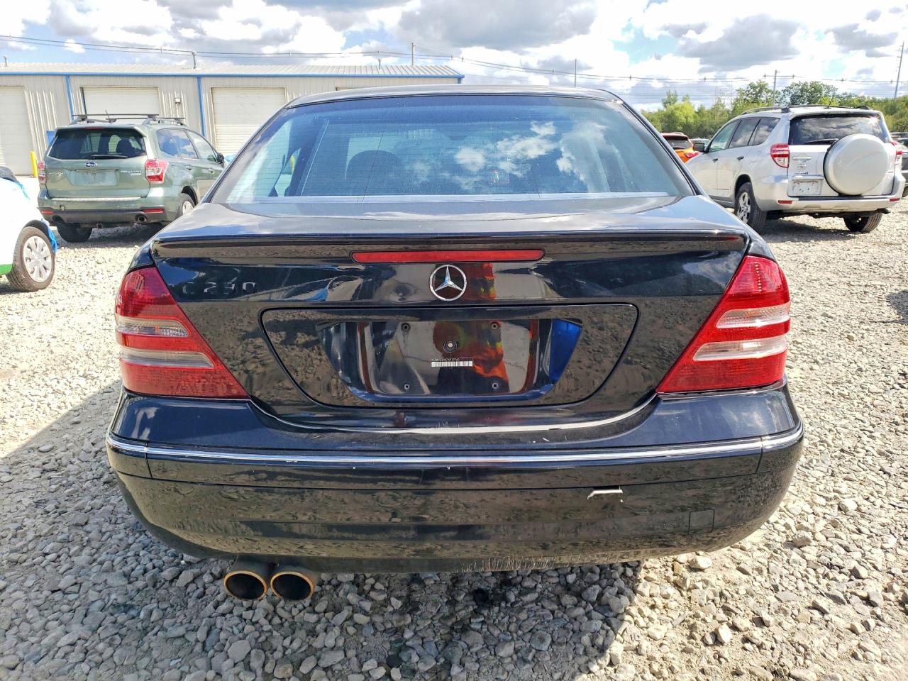 2007 Mercedes-benz C 230 Black vin: WDBRF52H47A939760