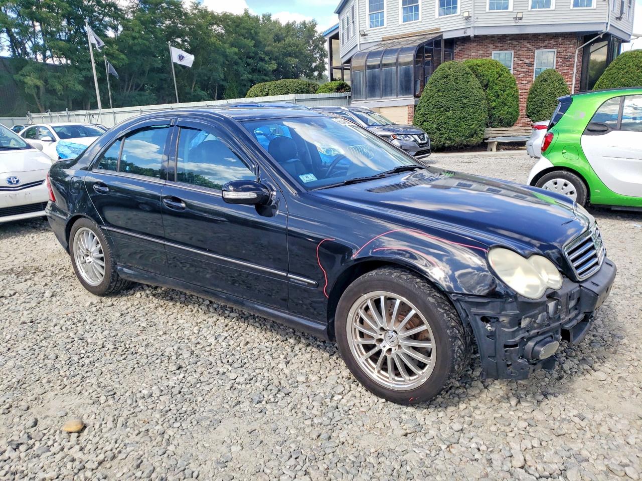 2007 Mercedes-benz C 230 Black vin: WDBRF52H47A939760