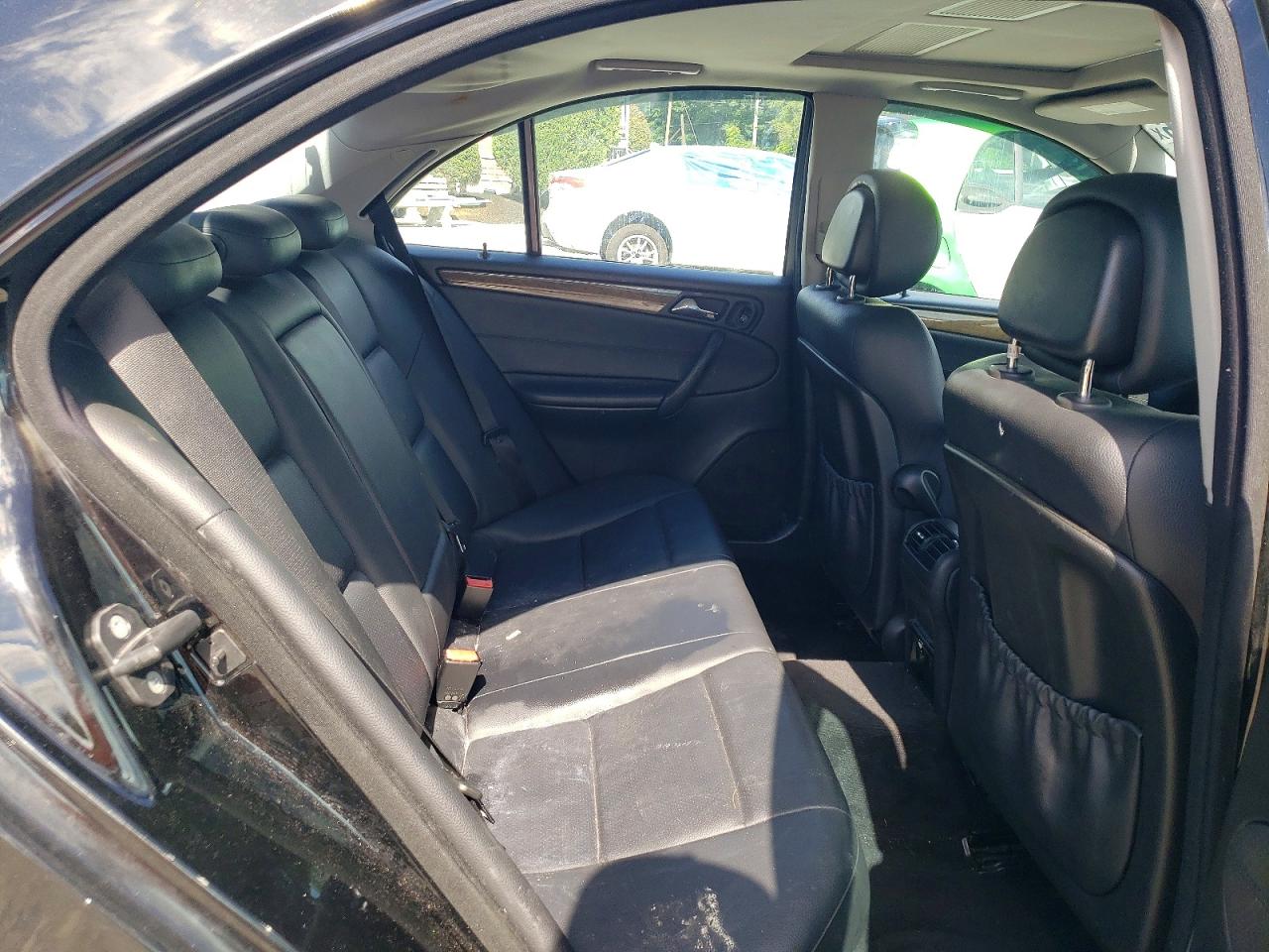 2007 Mercedes-benz C 230 Black vin: WDBRF52H47A939760