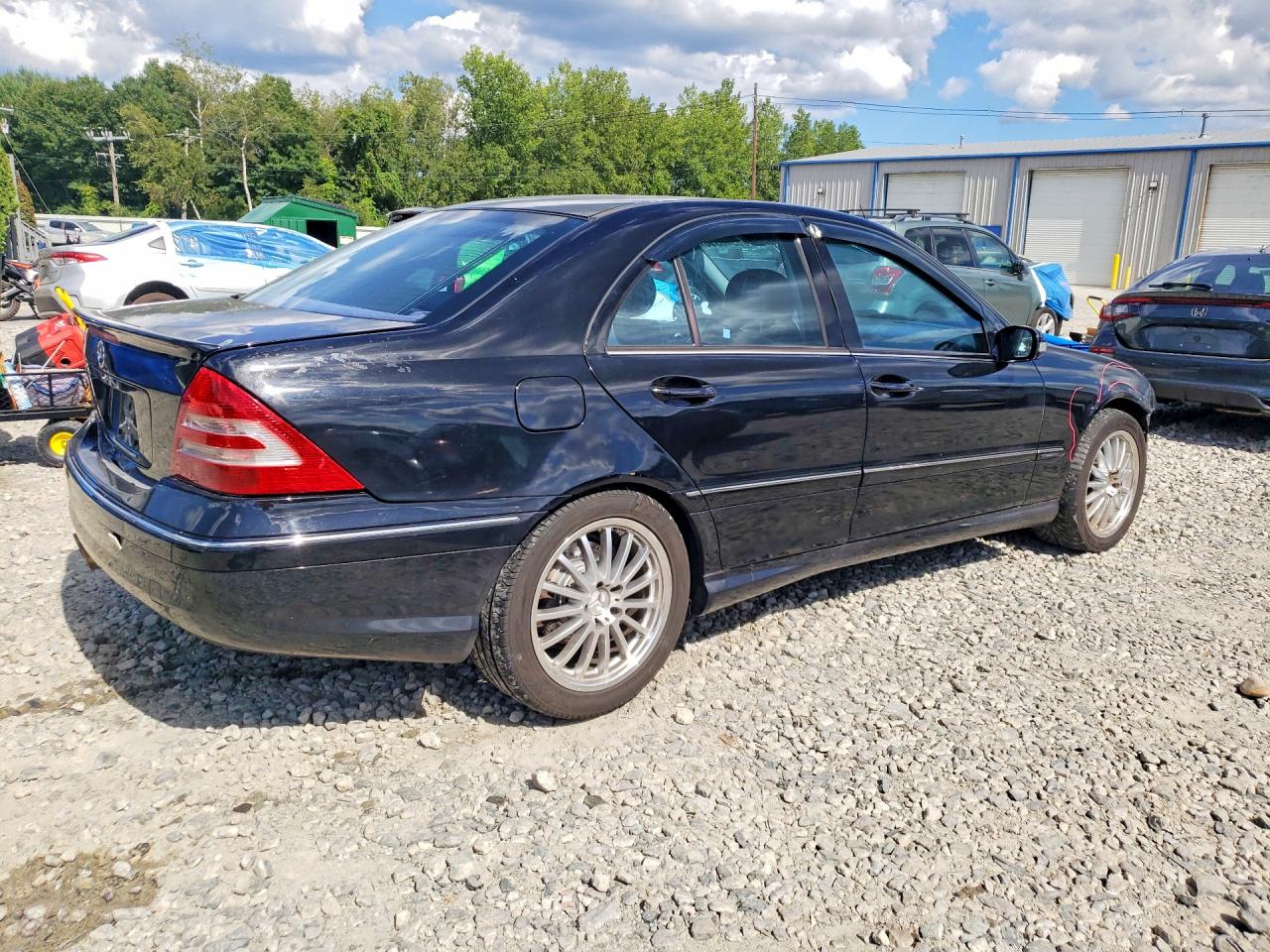 2007 Mercedes-benz C 230 Black vin: WDBRF52H47A939760