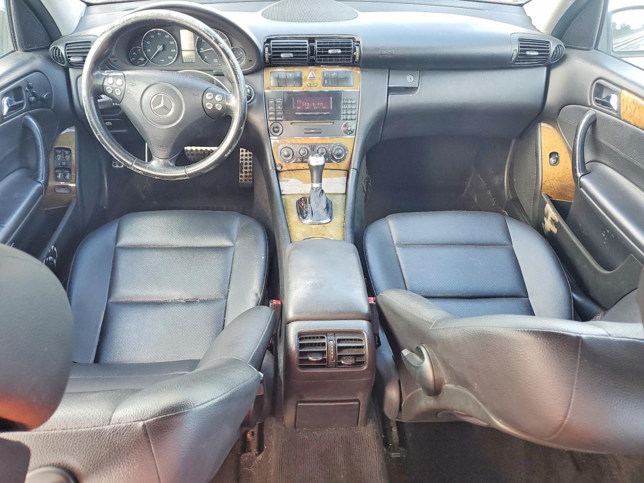 2007 Mercedes-benz C 230 Черный vin: WDBRF52H47A941198