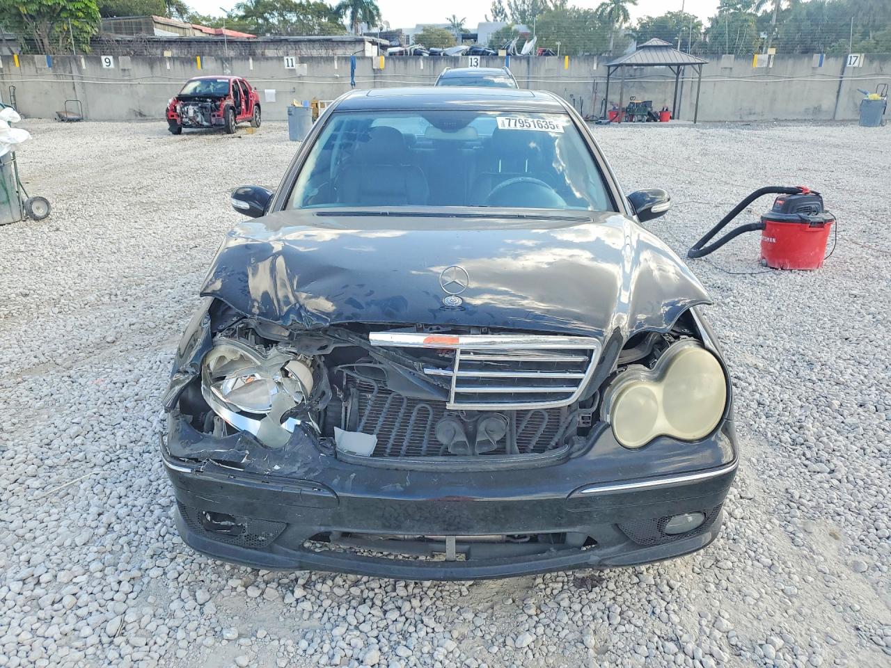 2007 Mercedes-benz C 230 Черный vin: WDBRF52H47A941198