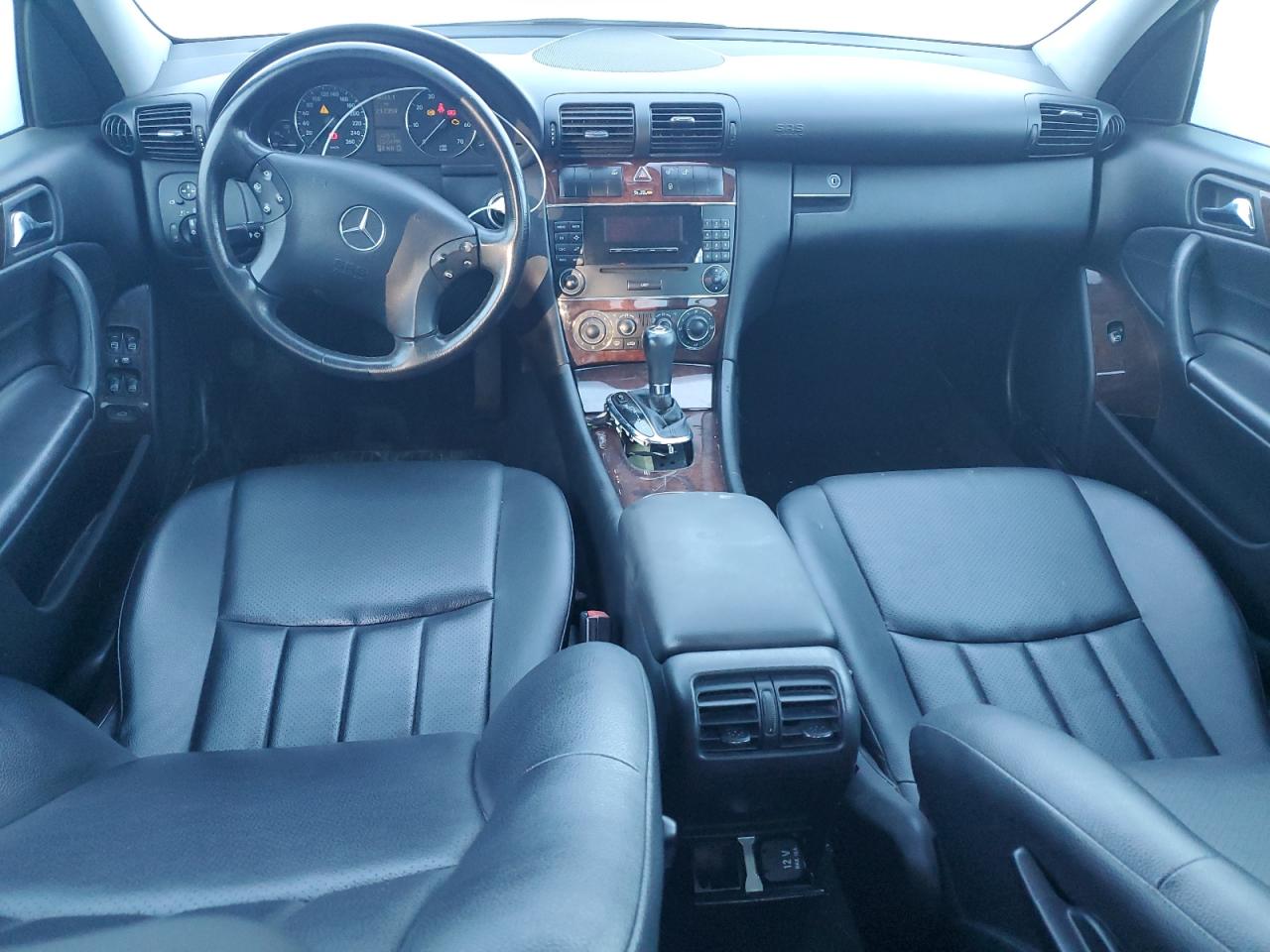 2007 Mercedes-benz C 230 Silver vin: WDBRF52H47F855974