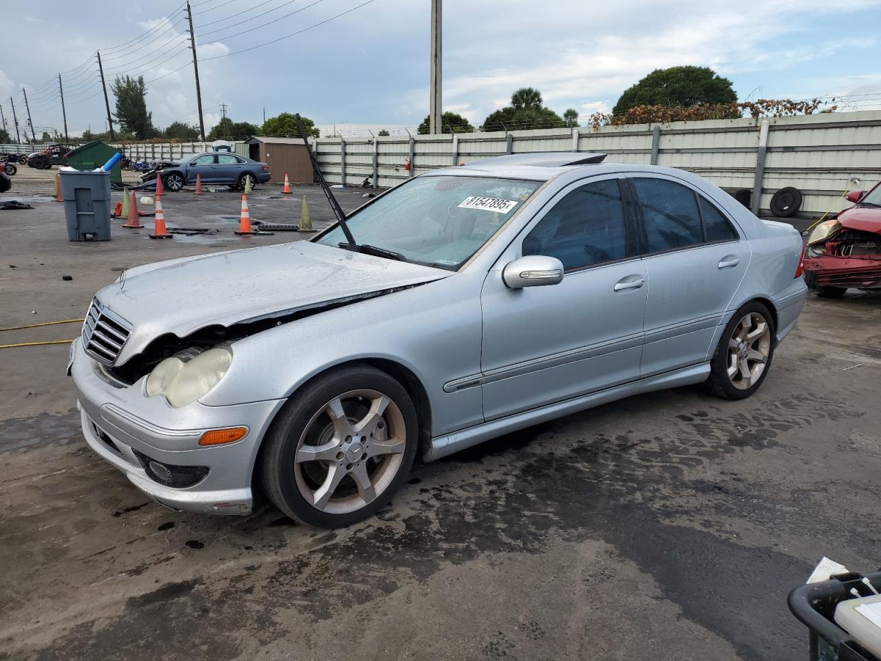 2007 Mercedes-benz C 230 Серебряный vin: WDBRF52H47F913498