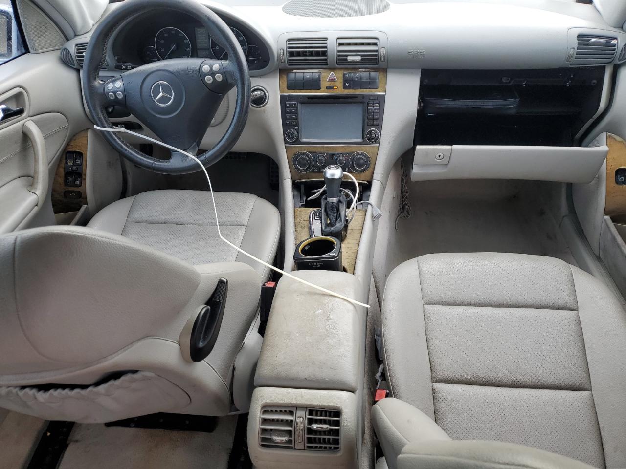 2007 Mercedes-benz C 230 Серебряный vin: WDBRF52H47F913498