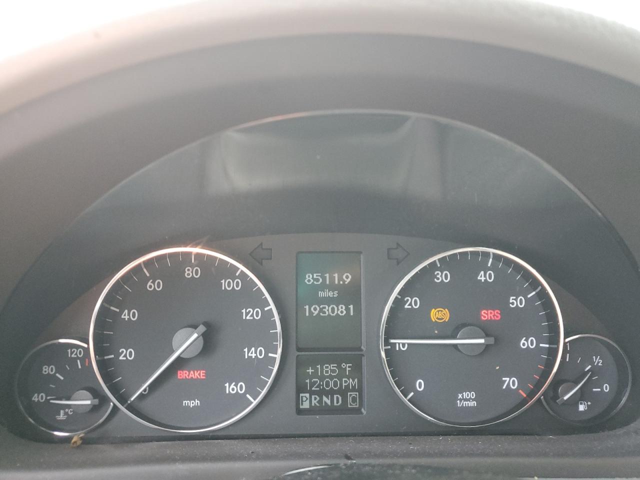 2007 Mercedes-benz C 230 Серебряный vin: WDBRF52H47F913498