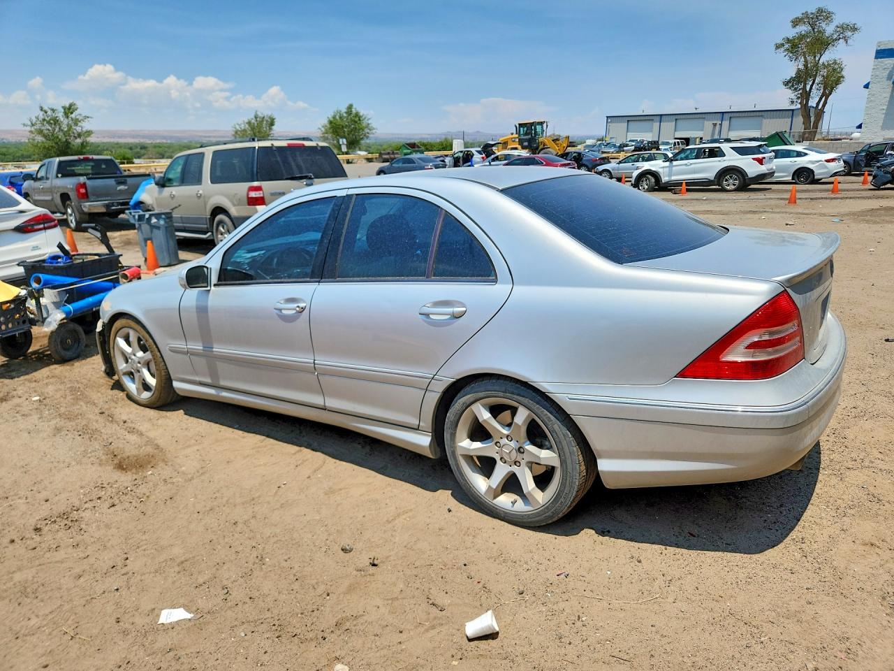 2007 Mercedes-benz C 230 Silver vin: WDBRF52H47F928034