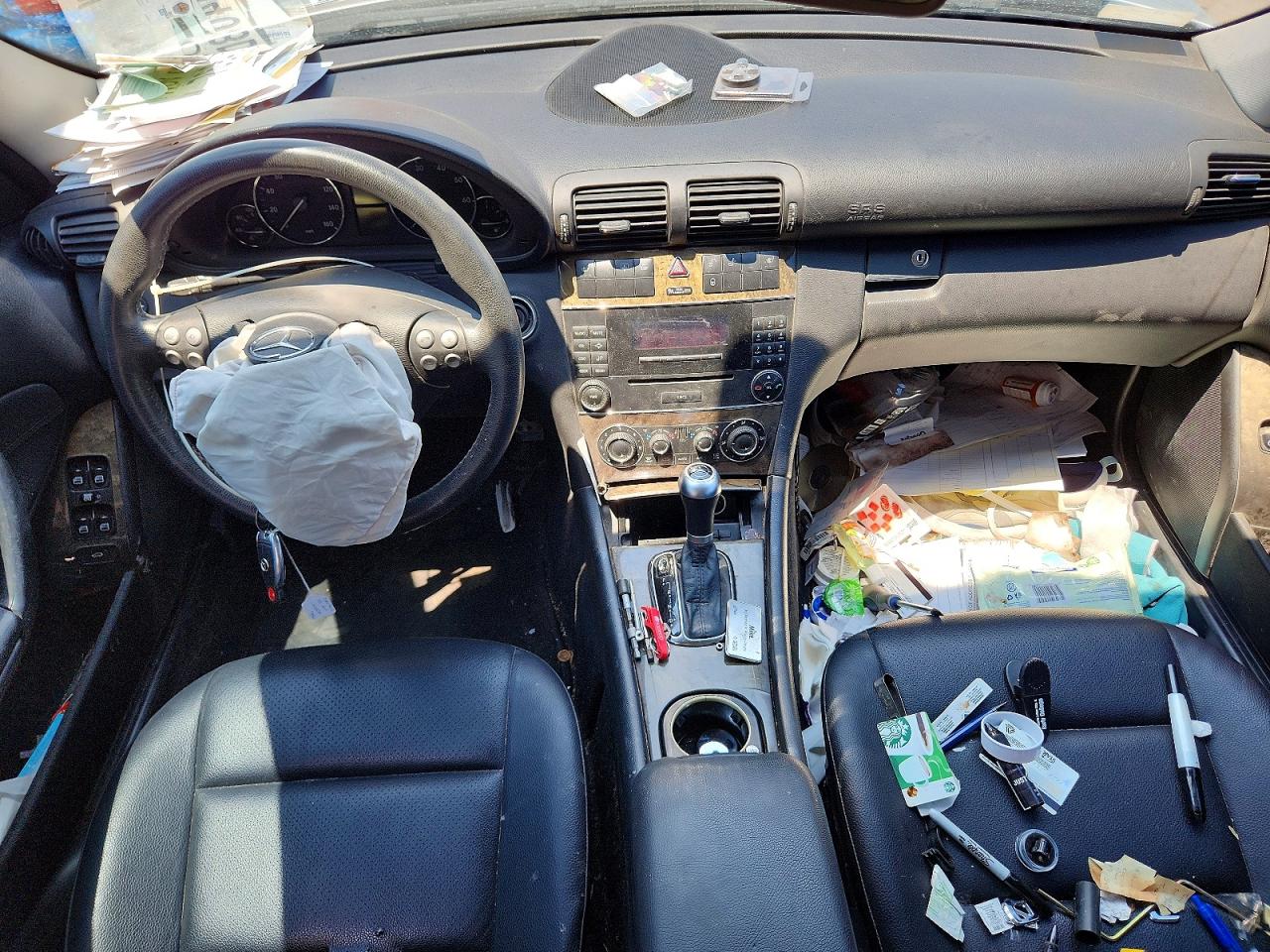 2007 Mercedes-benz C 230 Silver vin: WDBRF52H47F928034