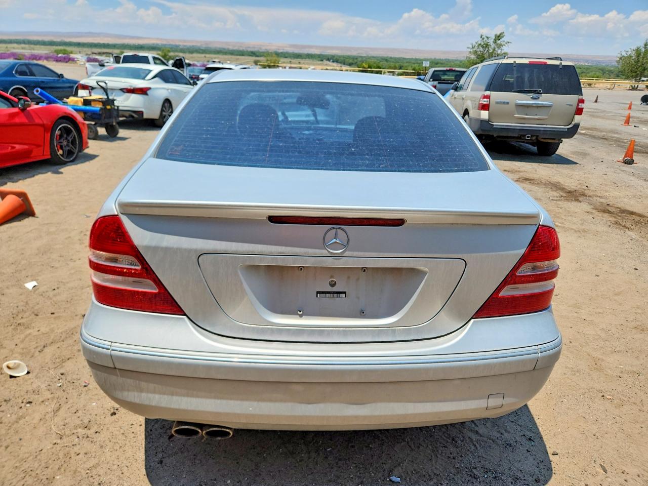 2007 Mercedes-benz C 230 Silver vin: WDBRF52H47F928034