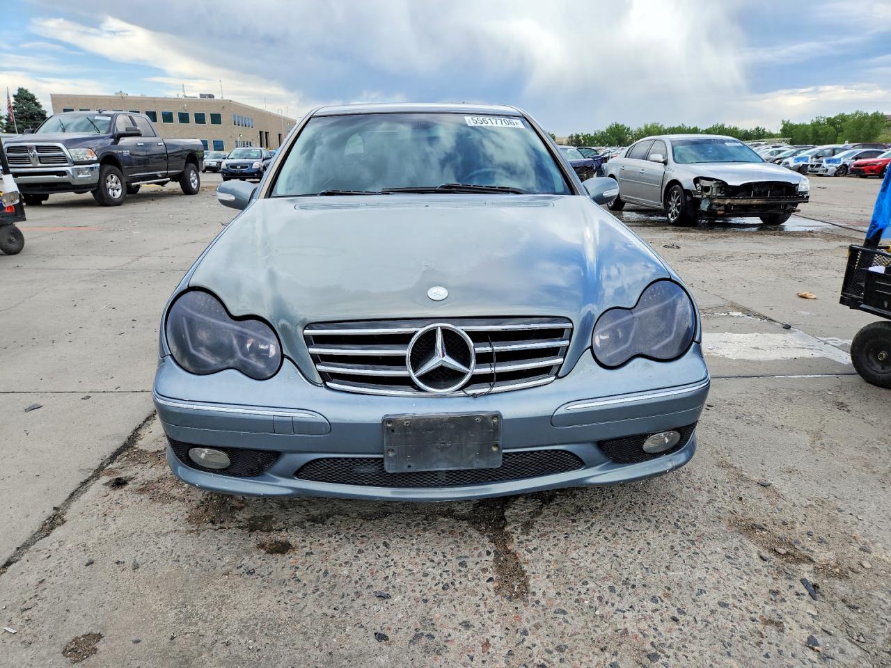 2006 Mercedes-benz C 230 Blue vin: WDBRF52H56F736796