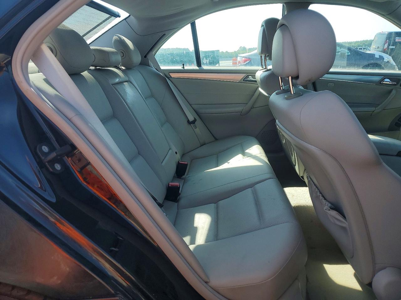 2006 Mercedes-benz C 230 Black vin: WDBRF52H56F742145