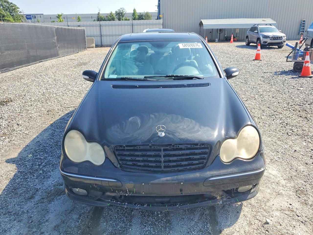 2006 Mercedes-benz C 230 Black vin: WDBRF52H56F742145