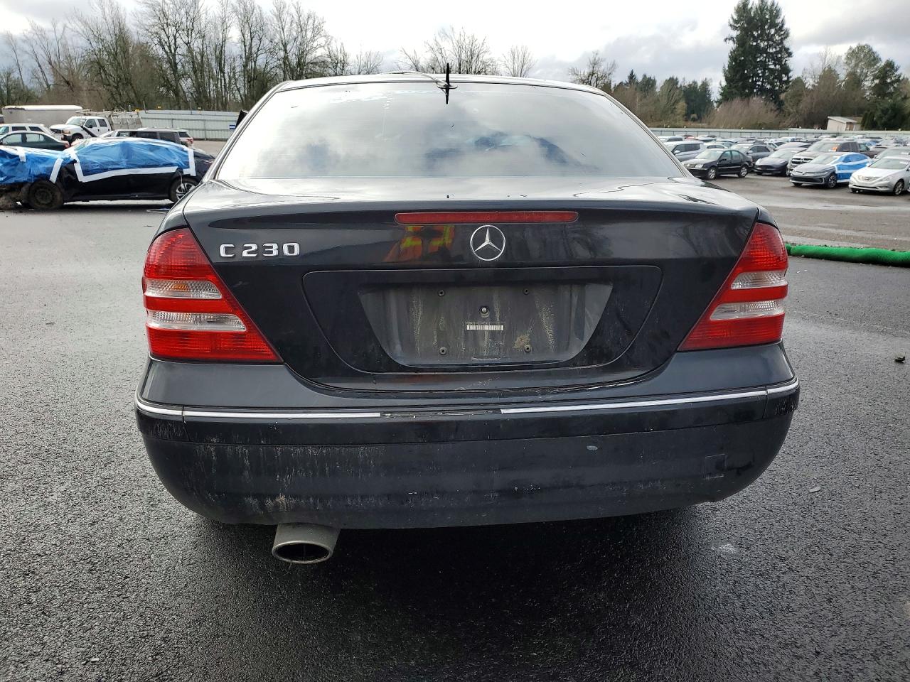 2006 Mercedes-benz C 230 Black vin: WDBRF52H56F753551